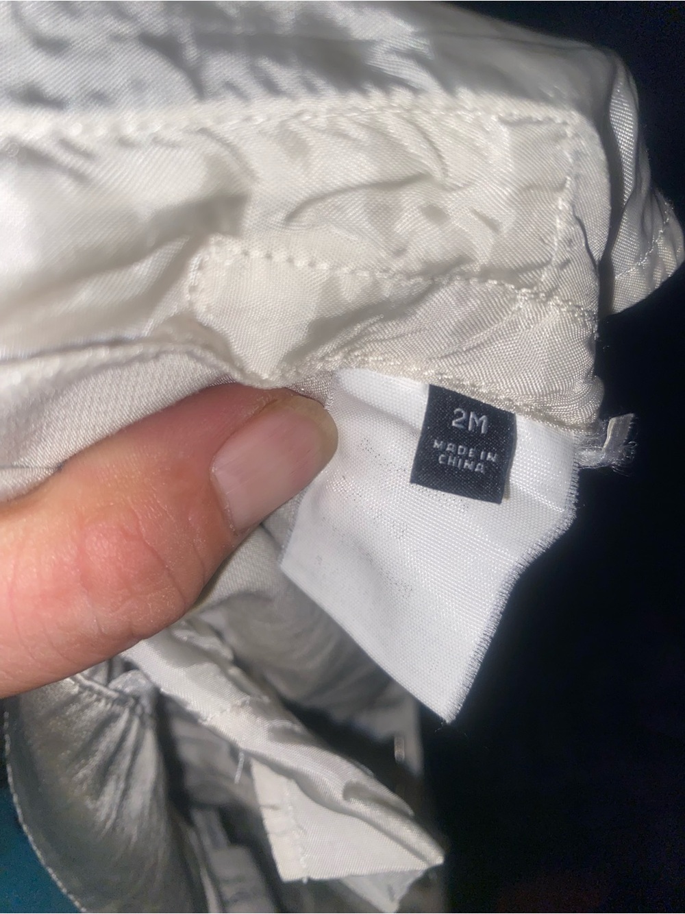 Lafayette 148 New York Champagne Satin Wide Leg Cropped Pants Size 2M - Picture 7 of 7